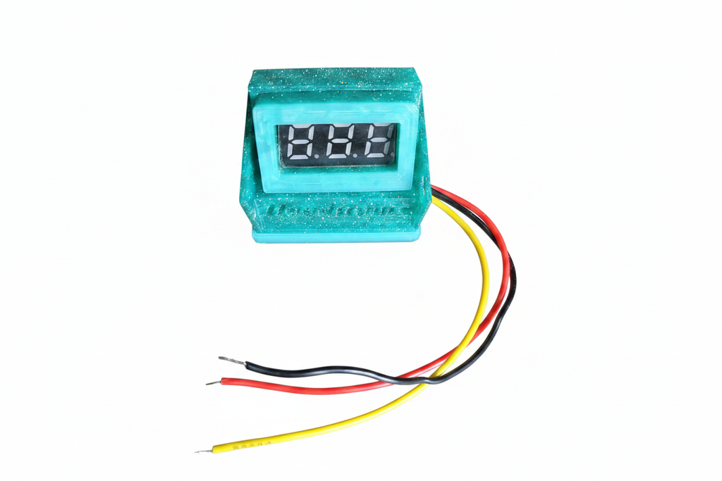 Mini Voltmeter Case - White Background